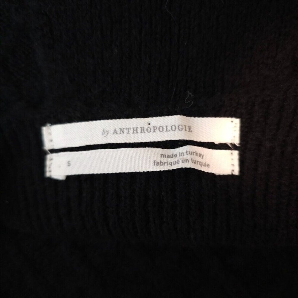 Anthropologie Women's Knit Top Size S Black Sleeveless - Picture 7 of 8